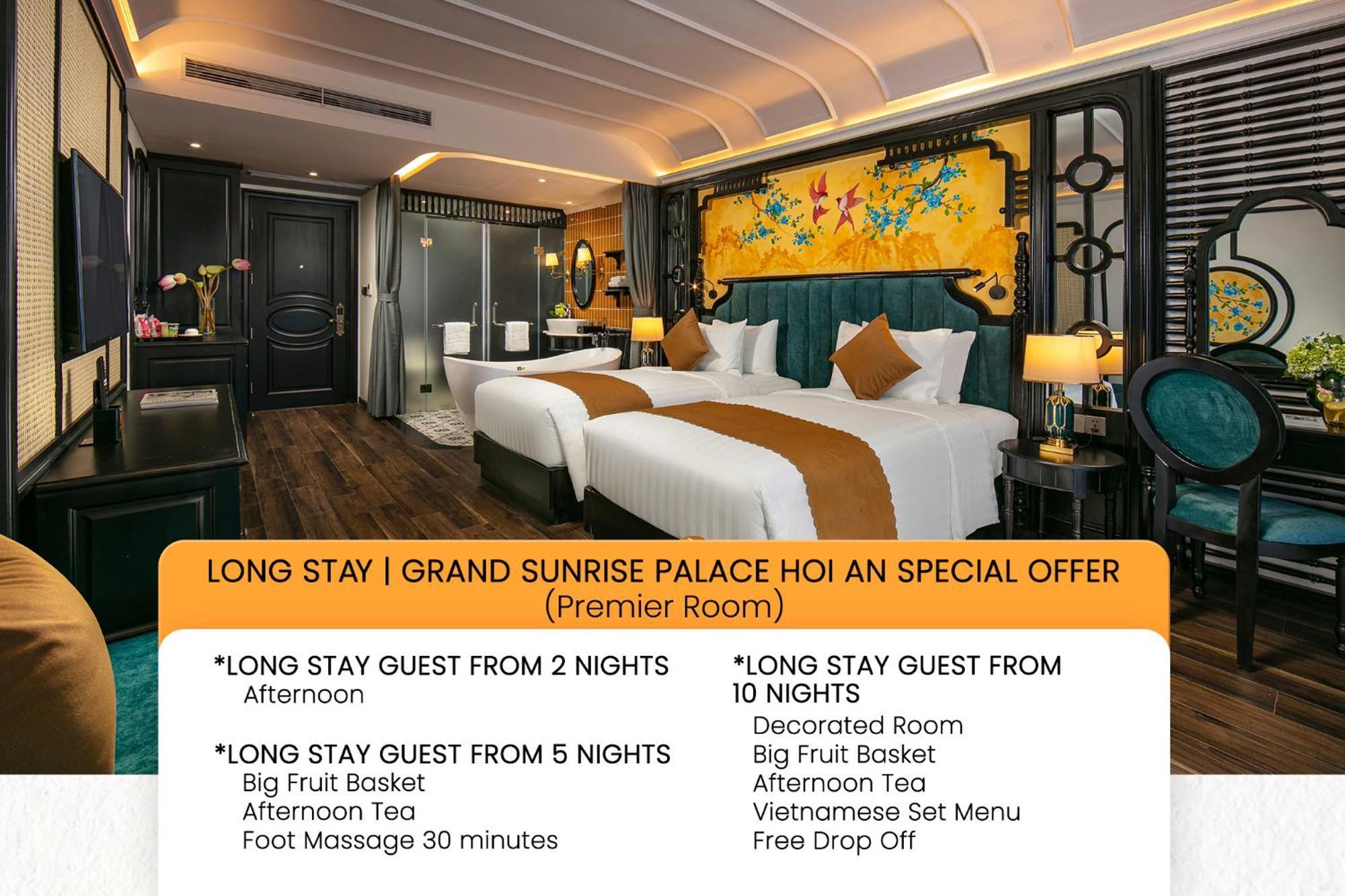 Grand Sunrise Palace Hoi An- A Luxury Indochine Hotel & Spa Exterior foto